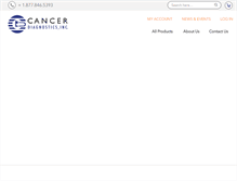 Tablet Screenshot of cancerdiagnostics.com